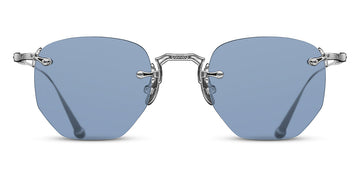 Matsuda® M3104-A MTD M3104-A Palladium White/Cobalt Blue 46 - Palladium White / Cobalt Blue Sunglasses