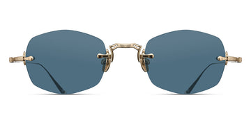 Matsuda® M3105-F MTD M3105-F Brushed Gold/Blue Grey 49 - Brushed Gold / Blue Grey Sunglasses