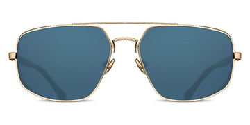 Matsuda® M3111 MTD M3111 Brushed Gold/Blue Grey 59 - Brushed Gold / Blue Grey Sunglasses