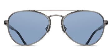 Matsuda® M3116 MTD M3116 Antique Silver/Navy/Cobalt Blue 54 - Antique Silver/Navy / Cobalt Blue Sunglasses