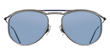 Matsuda® M3122 MTD M3122 Antique Silver/Cobalt Blue 55 - Antique Silver / Cobalt Blue Sunglasses