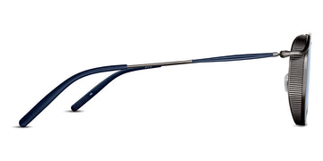 Matsuda® M3122 MTD M3122 Antique Silver/Cobalt Blue 55 - Antique Silver / Cobalt Blue Sunglasses