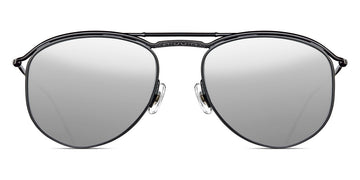 Matsuda® M3122 MTD M3122 Matte Black/Silver Mirror 55 - Matte Black / Silver Mirror Sunglasses