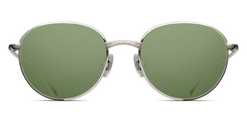 Matsuda® M9014 MTD M9014 White Gold Vermeil/Sage Green 50 - White Gold Vermeil / Sage Green Sunglasses