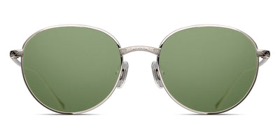 Matsuda® M9014 MTD M9014 White Gold Vermeil/Sage Green 50 - White Gold Vermeil / Sage Green Sunglasses