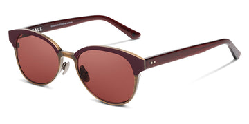 SALT.® MADISON SAL MADISON 002 54 - Redwood Antique Gold/CR39 Crimson Lens Sunglasses