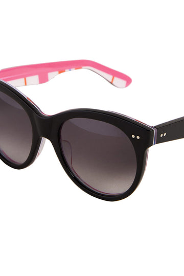 OLIVER GOLDSMITH® & TED BAKER® -MANHATTAN  BLACK SUNGLASSES