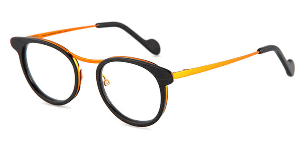 NaoNed® Menez Mikael NAO Menez Mikael 23SB 44 - Brushed Grey / Golden Yellow Eyeglasses