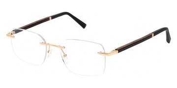 Gold & Wood® MERCURE 03 G&W MERCURE 03.6.BeE69 52 - 03.6.BeE69 - Shiny Champagne Gold/Brown Bird&