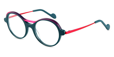 NaoNed® Mignon NAO Mignon 21022 48 - Peacock Blue / Grenadine Pink Eyeglasses