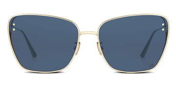 Dior® MissDior B2U MISDB2UXR B0B0 63 - Shiny Gold / Lenses Blue Organic Sunglasses