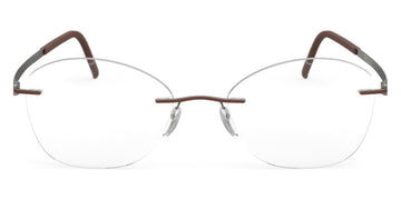 Silhouette® Momentum MOMENTUM EU 6060 - 6060 Ruthenium / Cohiba Brown Eyeglasses