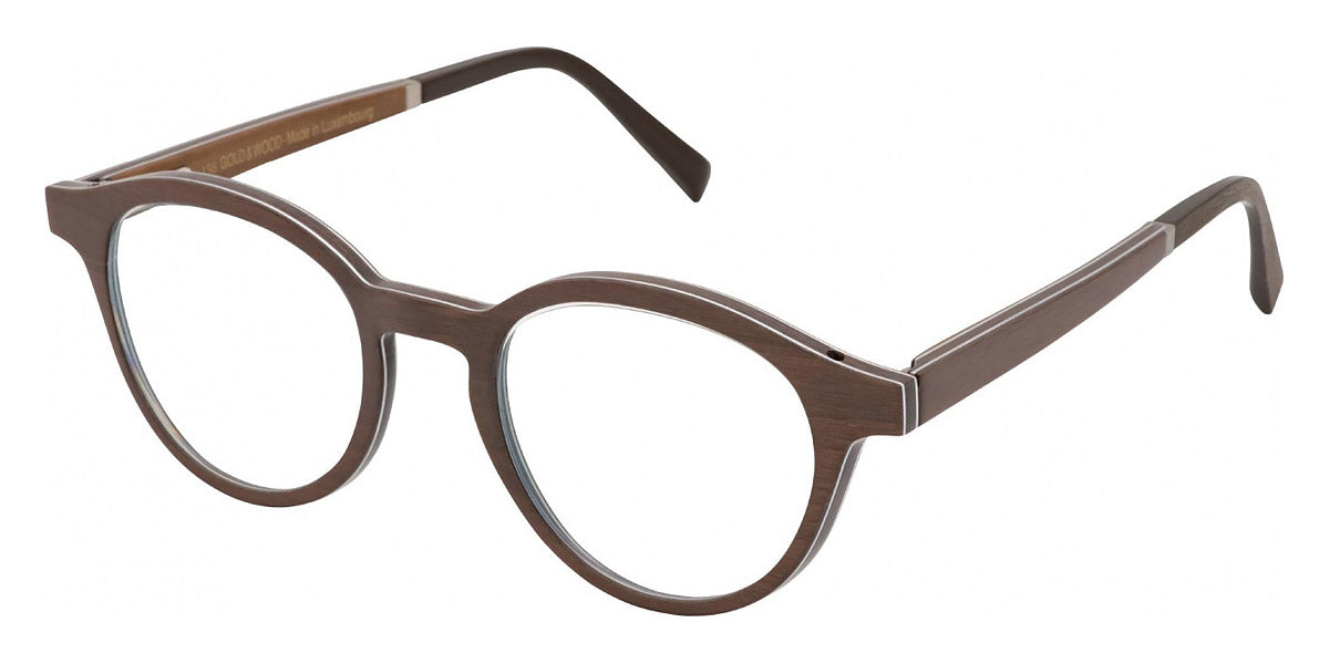 Gold & Wood® NAOS G&W NAOS 03 47 - 03 - Brown Tangnyika/Chesnut Tanganyika Eyeglasses