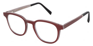 Gold & Wood® OGMA G&W OGMA 41 47 - 41 - Glossywood/Burgundy Bolivar/Grey Eucalyptus Eyeglasses