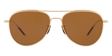 Oliver Peoples® Tk-3 OV1276ST 531153 56 - Brushed Gold/TRUE Brown Sunglasses