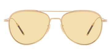 Oliver Peoples® Tk-3 OV1276ST 5311R6 56 - Brushed Gold/Yellow Wash Sunglasses