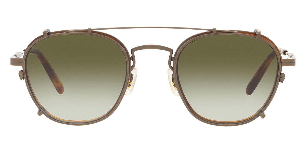 Oliver Peoples® Lilletto Clip OV1316TC 50398E 48 - Antique Gold/Olive Gradient Sunglasses