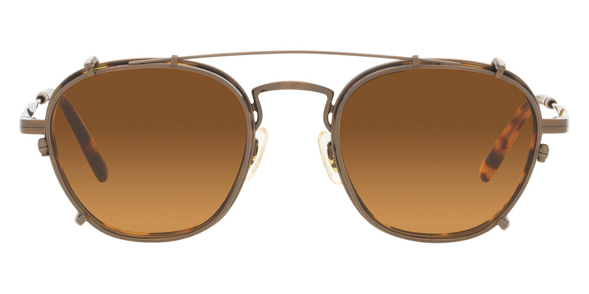 Oliver Peoples® Lilletto Clip OV1316TC 512478 48 - Antique Gold/Cognac Gradient Sunglasses