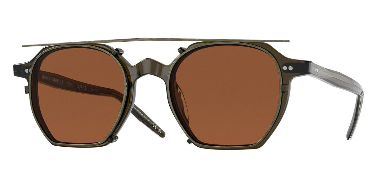 Oliver Peoples® G. Ponti-5 OV5489U 1576 47 - Dark Military/Brown Sunglasses