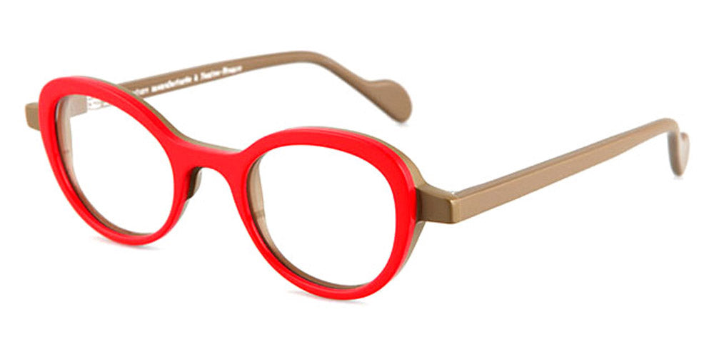 NaoNed® Ploermael NAO Ploermael C021 43 - Coral Red and Mastic / Mastic Eyeglasses