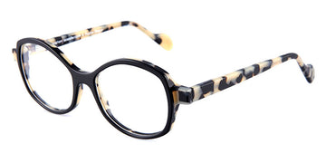 NaoNed® Pont-Aven NAO Pont-Aven C026 49 - Black and Tokyo Tortoiseshell Eyeglasses