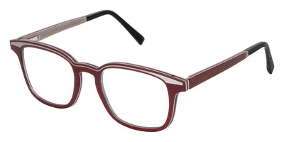 Gold & Wood® QUASAR 01 G&W QUASAR 01 62 51 - 62 - Graphywood/Burgundy Bolivar/Grey Eucalyptus Eyeglasses