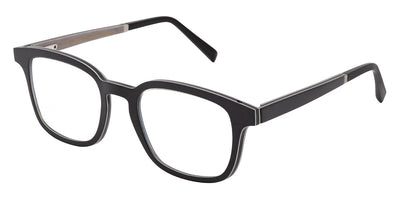 Gold & Wood® QUASAR 02 G&W QUASAR 02 41 51 - 41 - Glossywood/Ebony Tanganyika/Grey Eucalyptus Eyeglasses