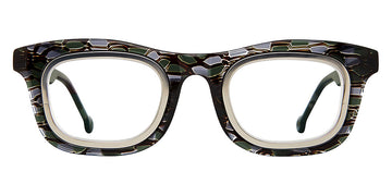 L.A.Eyeworks® RAMBLER  LA RAMBLER 190510 47 - Ant Farm with Natural Insert Eyeglasses