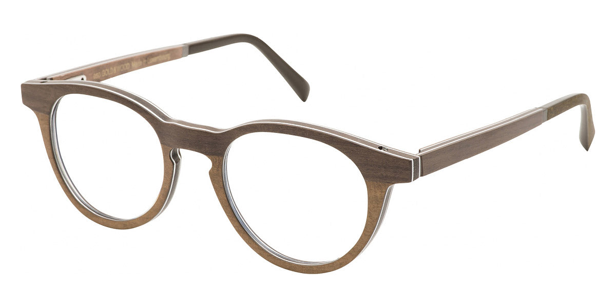 Gold & Wood® SIRIUS NEO G&W SIRIUS NEO 02 46 - 02 - Brown Tanganyika/Chestnut Tanganyika/Brown Bird's Eye Maple Eyeglasses