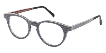 Gold & Wood® SIRIUS NEO G&W SIRIUS NEO 03 46 - 03 - Grey Oak/Ebony Tanganyika/Burgundy Bolivar Eyeglasses