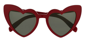 Saint Laurent® SL 181 LOULOU - Red / Gray Sunglasses