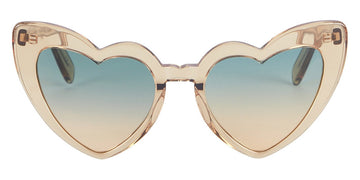 Saint Laurent® SL 181 LOULOU - Yellow / Green Sunglasses