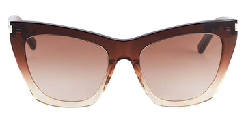 Saint Laurent® SL 214 Kate - Brown / Brown Gradient Sunglasses