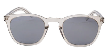 Saint Laurent® SL 28 Slim - Beige / Silver Mirrored Sunglasses