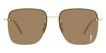 Saint Laurent® SL 312 M - Gold / Brown Sunglasses