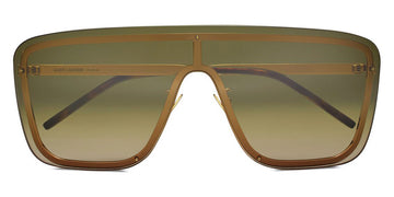 Saint Laurent® SL 364 Mask - Gold / Green Gradient Sunglasses