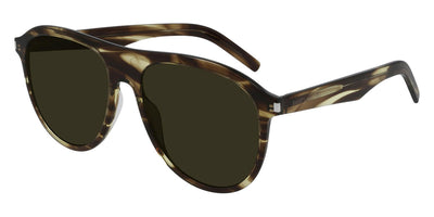 Saint Laurent® SL 432 SLIM - Havana / Green 005 Sunglasses