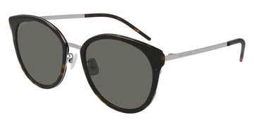 Saint Laurent® SL 446/F SLIM - Silver / Gray Sunglasses