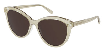 Saint Laurent® SL 456 - Yellow / Brown Sunglasses