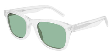 Saint Laurent® SL 51 - Crystal / Green Sunglasses