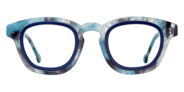 L.A.Eyeworks® SQUIRREL  LA SQUIRREL 651490 42 - Flannel Surf with Tonka Blue Satin Insert Eyeglasses