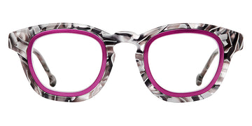 L.A.Eyeworks® SQUIRREL  LA SQUIRREL 658475 42 - Mystry Mix with Fuchsia Insert Eyeglasses