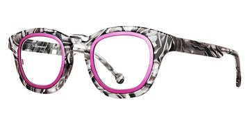 L.A.Eyeworks® SQUIRREL  LA SQUIRREL 658475 42 - Mystry Mix with Fuchsia Insert Eyeglasses