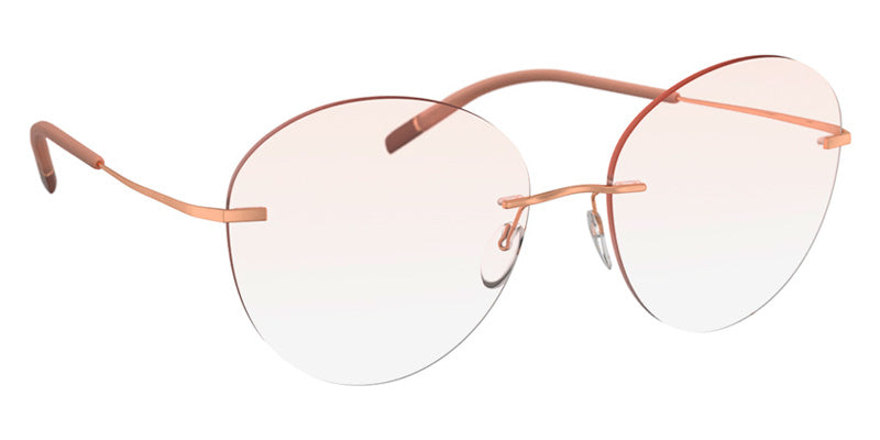 Silhouette® Tma The Icon Tinted TMA THE ICON TINTED EF 3535 - 3535 Radiant Rosegold Eyeglasses