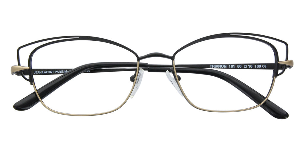 VTG Lafont Eyeglasses Accessories Ambigue Case - with 181-52-18-133 Full Rim France Gold Black