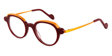 NaoNed® Yeodi NAO Yeodi 23017 43 - Burgundy and Curry Yellow / Curry Yellow Eyeglasses