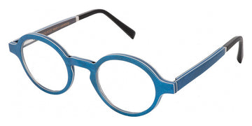 Gold & Wood® ZAO G&W ZAO 42 45 - 42 - Radica Blue Madrona/Electric Blue Birch/Grey Oak Eyeglasses